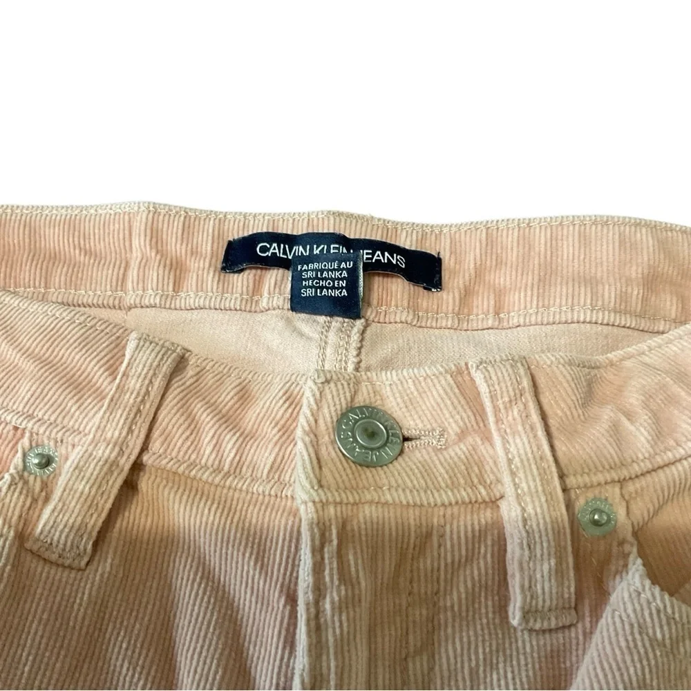 CALVIN KLEIN Pink Corduroy Pants - Size 6‎